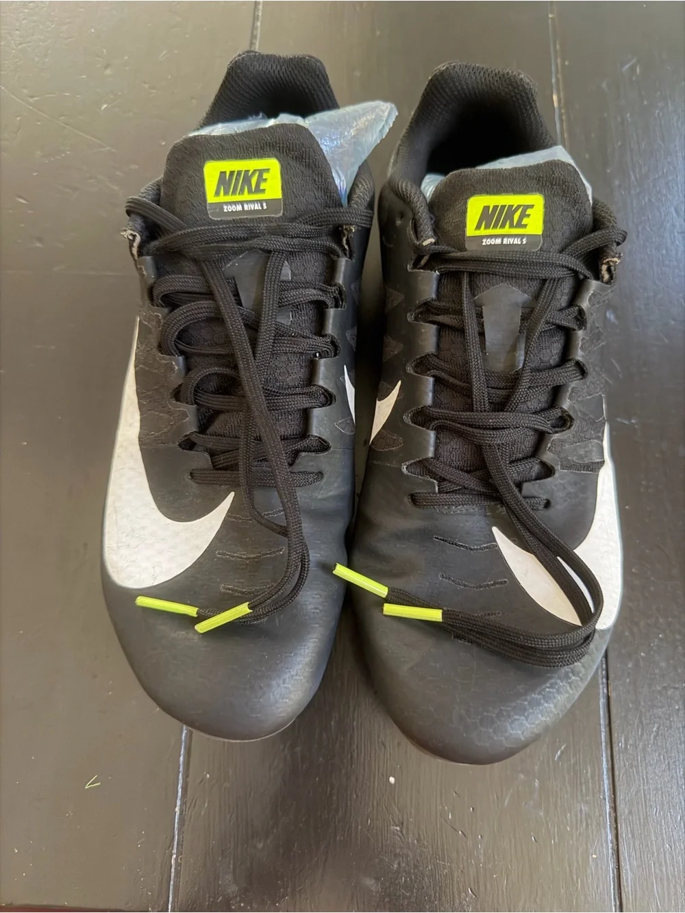 Nike Zoom Rival Black and White Racing Cleats